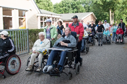 Intocht rolstoelvierdaagse