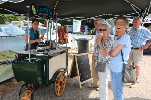 Korenfestival aan de ijskar